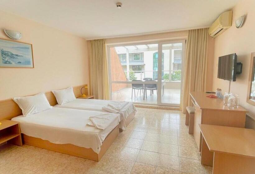 1침실 테라스 아파트 바다 전망, Family Hotel Morska Zvezda