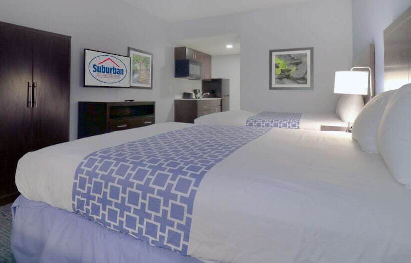 Номер Стандарт 2 Двуспальные Кровати, Quality Inn Roseville Detroit North