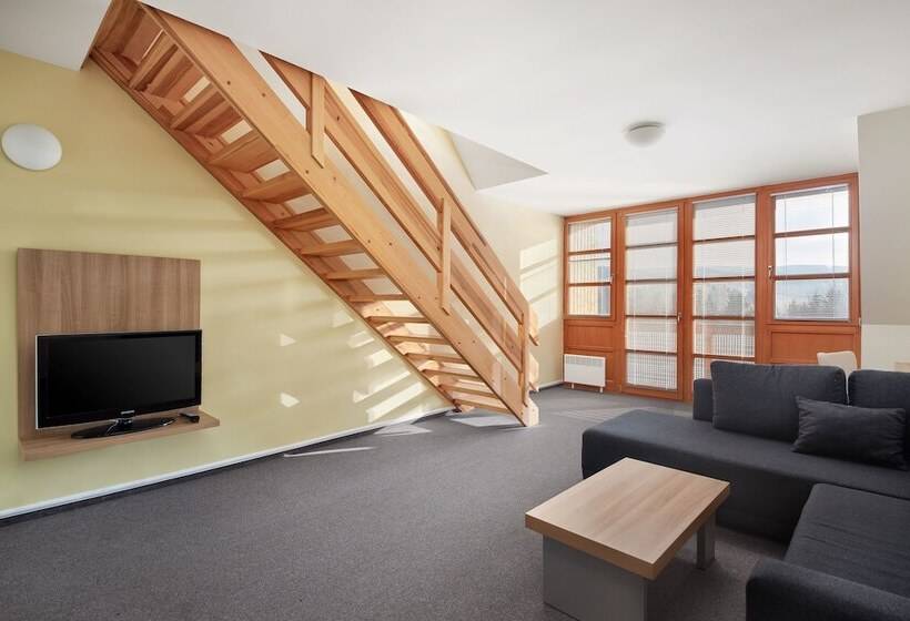 1침실 스탠다드 복층 주택, Wellness Apartmány říčky V Orlických Horách