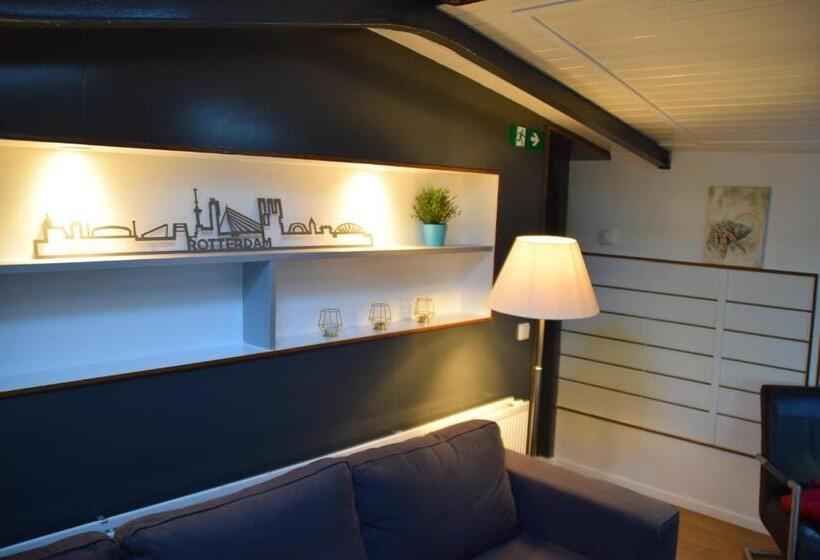 침실 2개 아파트, Boathotel Rotterdam Anna