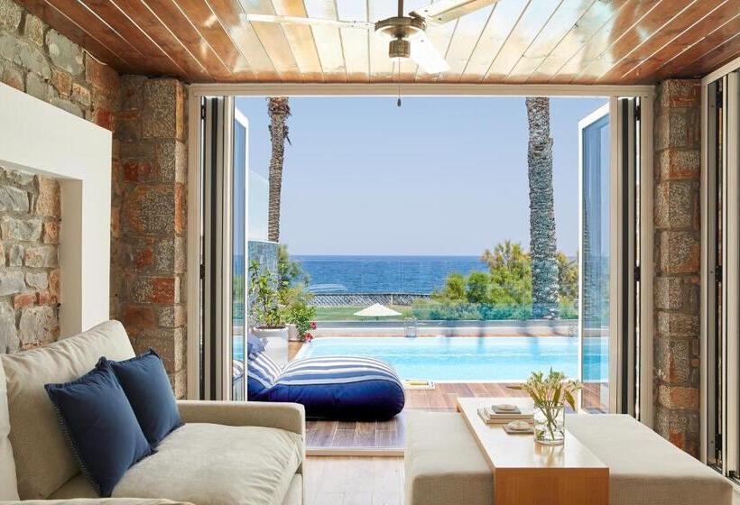 ویلای یک اتاق خوابه با استخر شنا, Minos Imperial Luxury Beach Resort & Spa Milatos