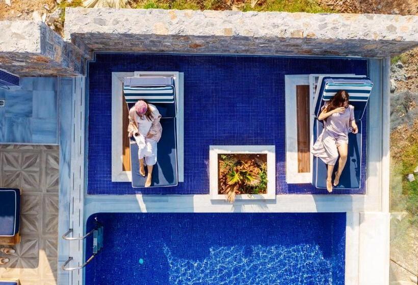 ویلای یک اتاق خوابه با استخر شنا, Minos Imperial Luxury Beach Resort & Spa Milatos