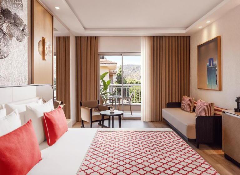 Номер Deluxe Вид на Море Боковой, Akka Antedon Hotel - Premium Ultra All Inclusive
