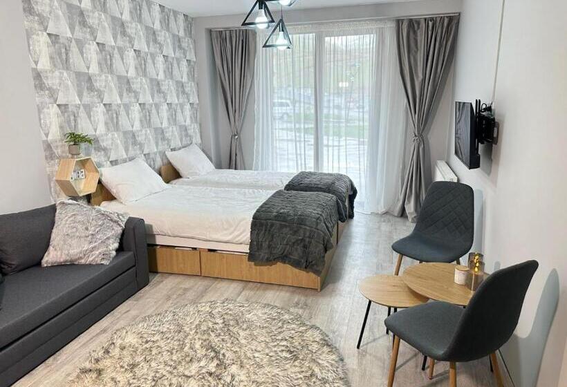1 Schlafzimmer Apartment mit Terrasse, New Gudauri Lofts By Gudauri Travel