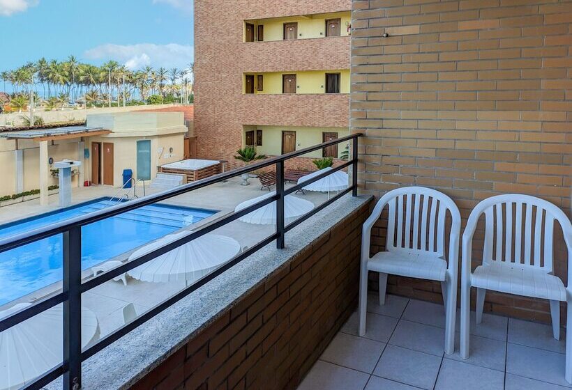 اتاق استاندارد سه تخته با بالکن, Golden Beach