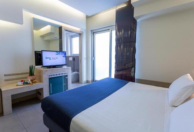 اتاق استاندارد با بالکن, Smy Aran Blu Roma Mare