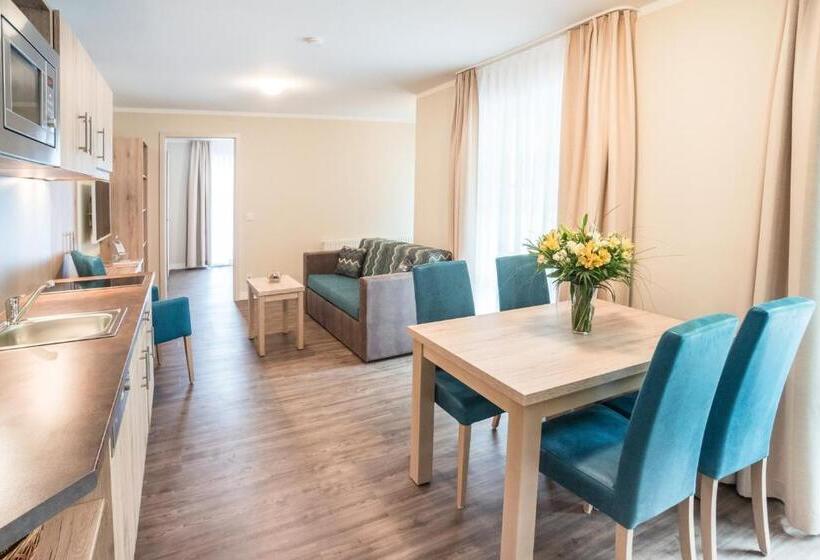 شقة غرفة واحدة مطلة على الحديقة, Akzent Apartmenthotel Residenz