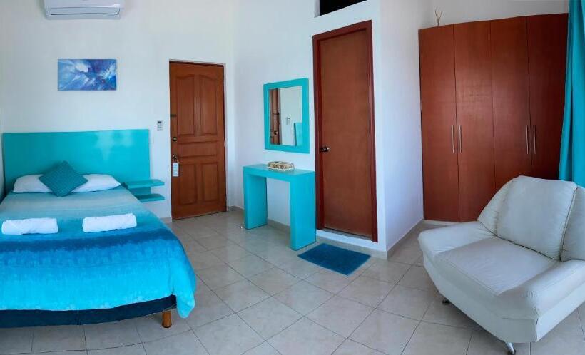 اتاق استاندارد با تراس, Amanecer Turquesa #7 Ocean View