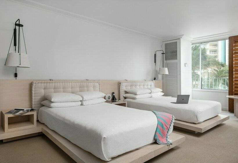스탠다드 룸 더블 침대 2개, Hilton Vacation Club The Modern Honolulu