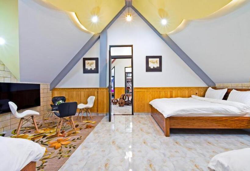 Deluxe Familienzimmer, Csltdl & Coffee Sân Vườn Vương Bảo Long đà Lạt