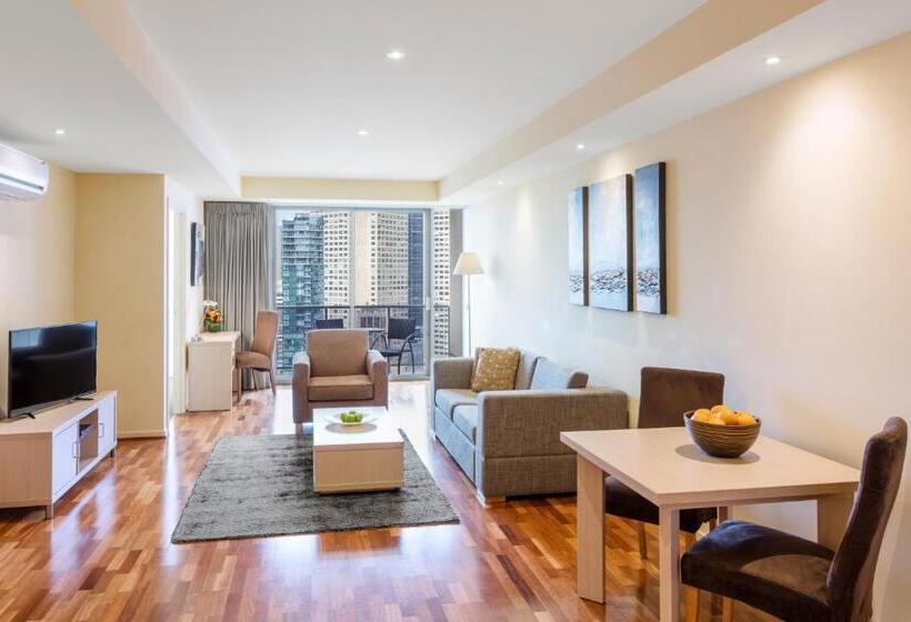 1침실 아파트 도시 전망, Oaks Melbourne On Lonsdale Suites