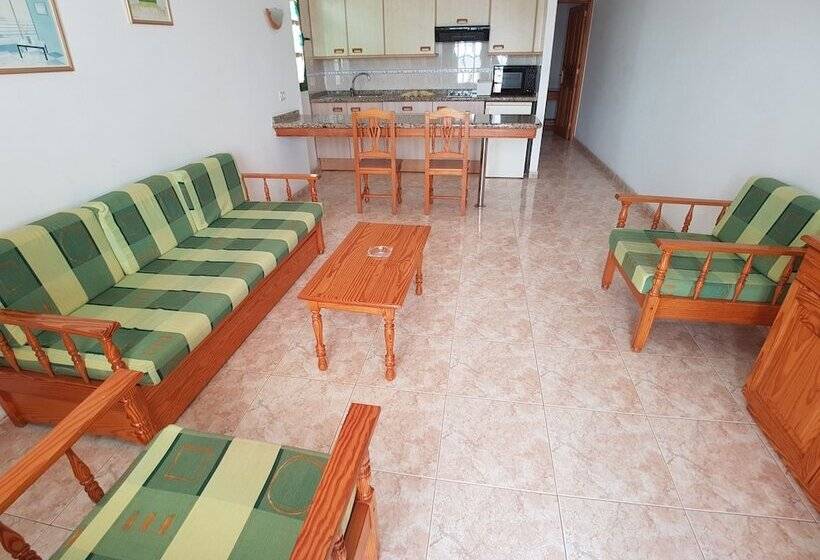 Апартаменты 1 Спальня с Балконом Вид на Бассейн, Apartamentos Tisalaya