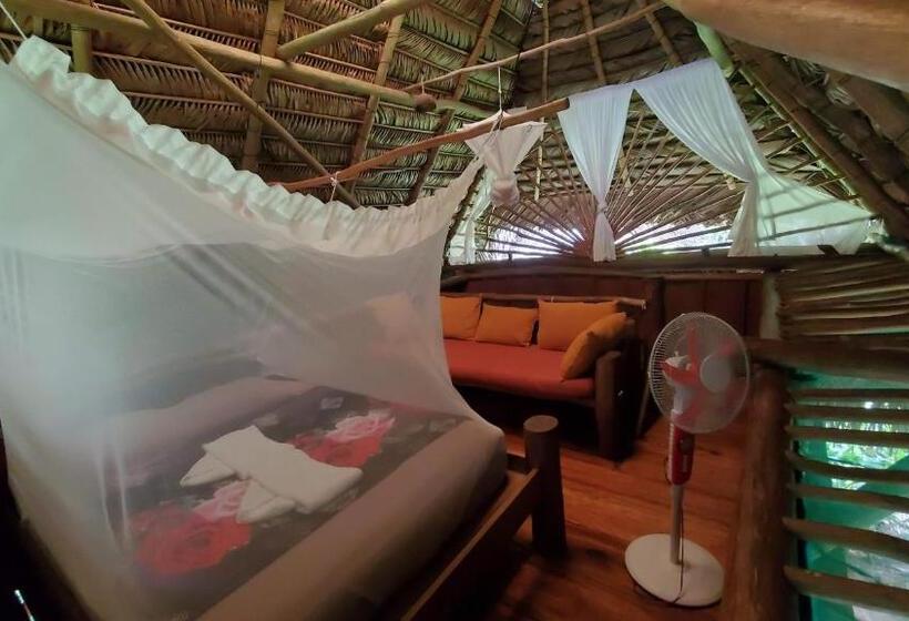 اتاق استاندارد با چشم‌انداز باغ, El Hotelito Perdido