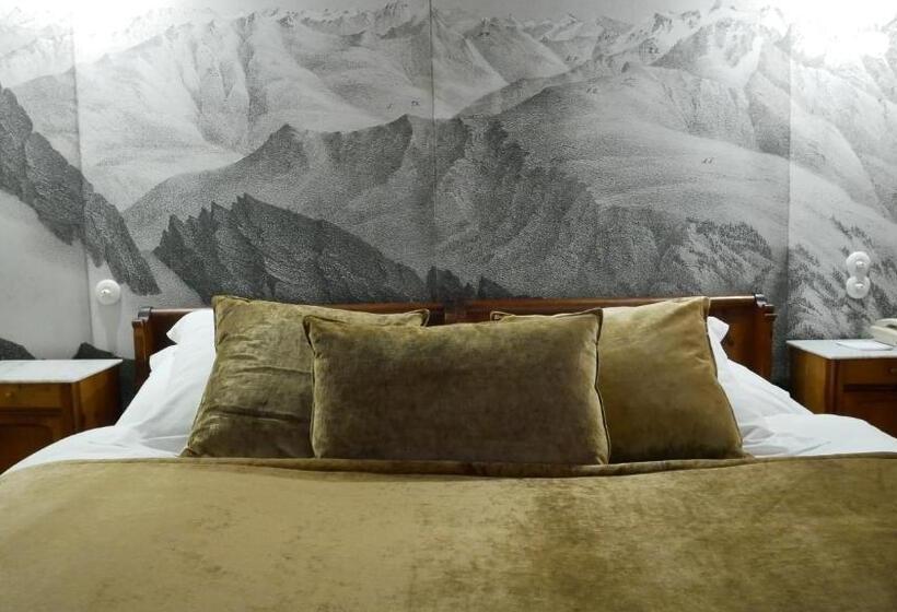 带山景的复式房间, Hôtel Bella Tola & Spa