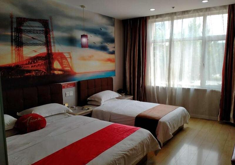 Семейный Номер, Thank Inn Chain Hotel Dong Town Dahuaishu