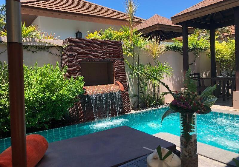 Вилла с 1 спальней и бассейном, Kanok Buri Resort