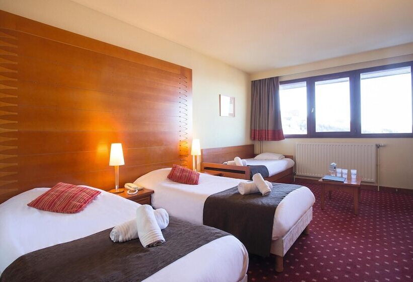 Трехместный Номер Классика, Hôtel La Plagne Le Terra Nova
