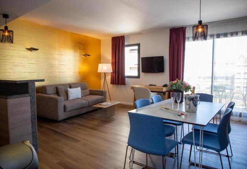Апартаменты Дюплекс 2 Спальни, Appart Hôtel Clément Ader