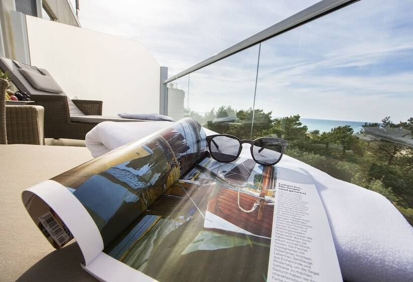 Deluxe Zimmer mit Meerblick, Strandhotel Fischland