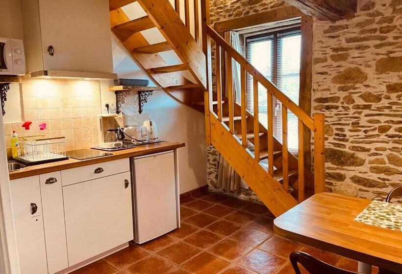带1个卧室的豪华公寓, Appart  D Hôtes , Ch Et Gîte Au Manoir De La Haute Pilais