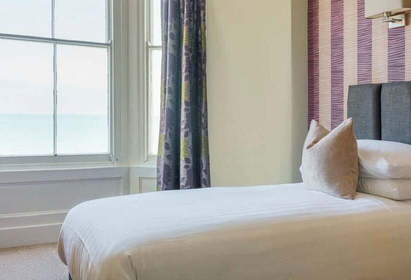 اتاق استاندارد یک نفره با چشم‌انداز دریا, Esplanade Hotel Llandudno