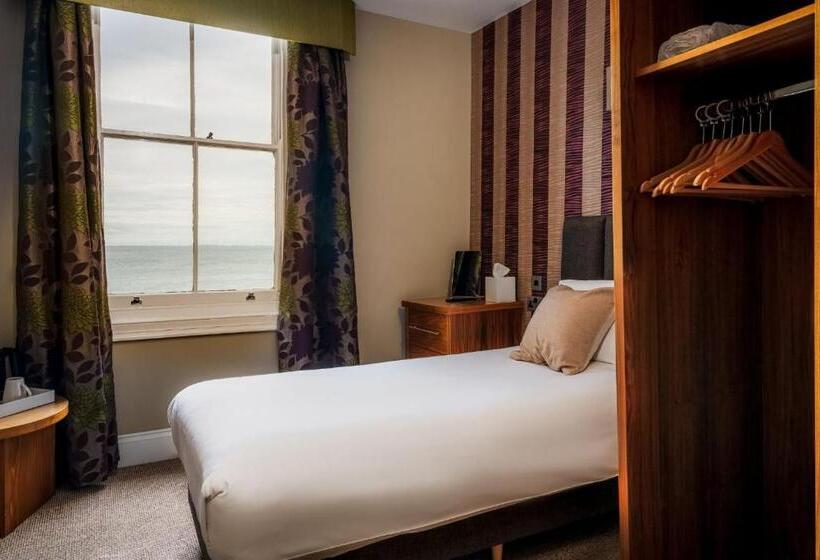 اتاق استاندارد یک نفره با چشم‌انداز دریا, Esplanade Hotel Llandudno