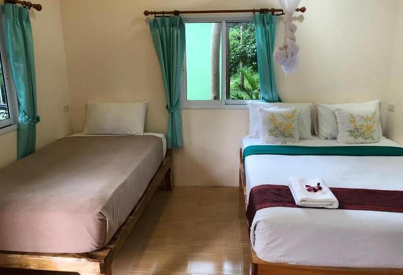 Трехместный Номер Deluxe, Khaosok Bamboo Huts Resort