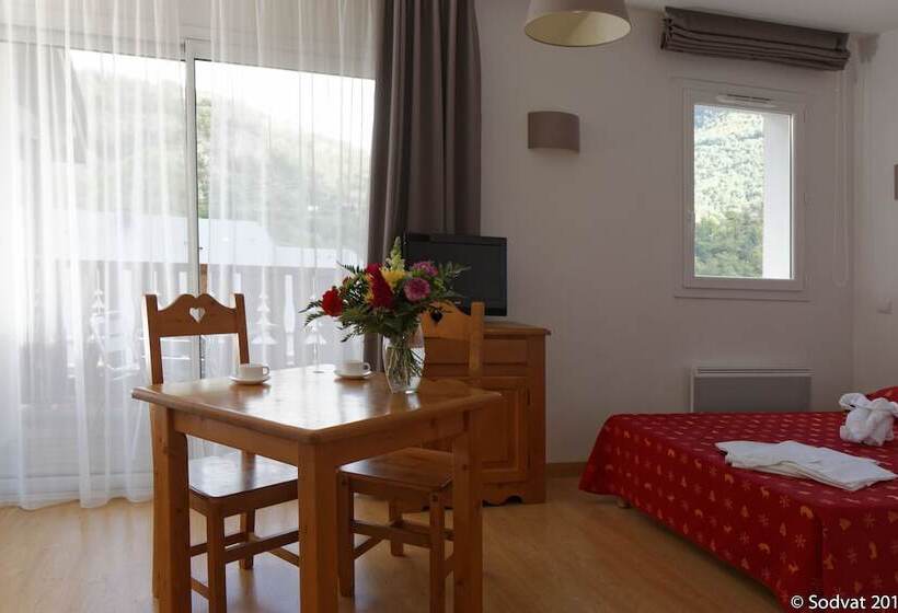 Студия Стандарт, Résidence Domaine De La Vallée D Ax   Location à La Nuit, Linge Inclus