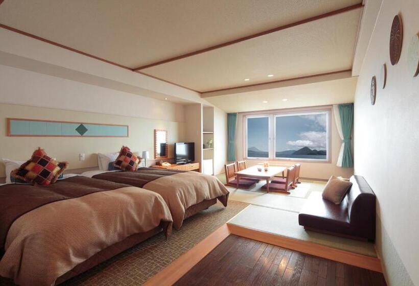 Standardzimmer mit Seeblick, Toyako Manseikaku Hotel Lakeside Terrace
