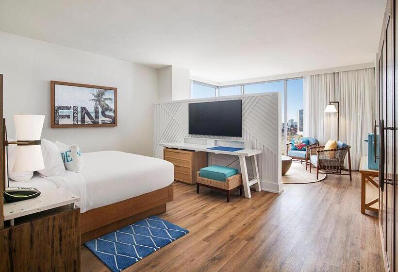 带大床的套房, Margaritaville Hotel Nashville