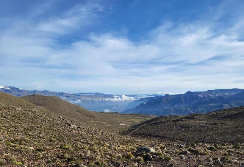 带大床的标准间, The First Real Bed & Breakfast Hiking Hotel  The Office  In Arequipa, Peru