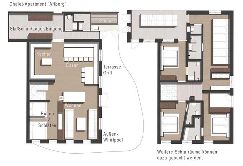 Шале Superior 1 Спальня, Berghaus Schröcken   Hotel Apartments Spa