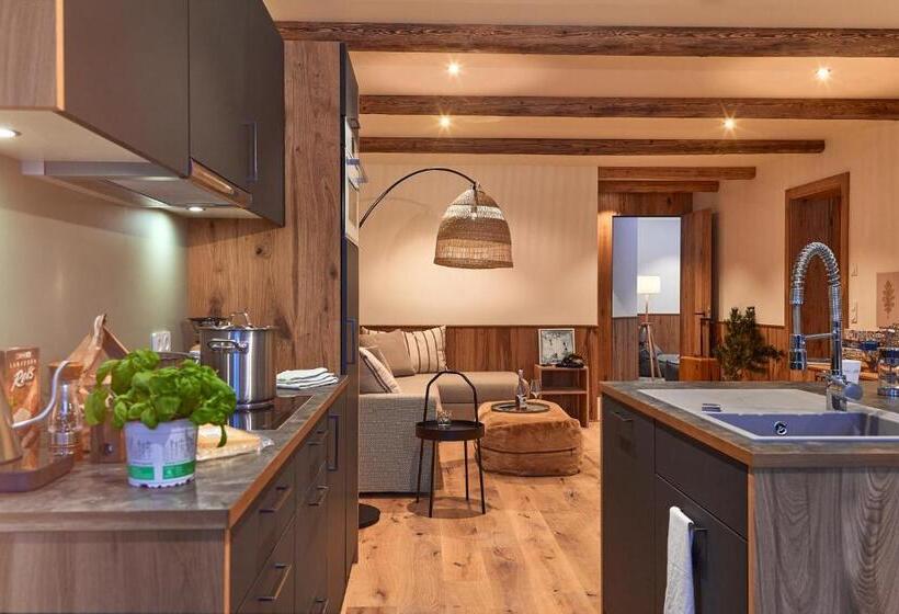 آپارتمان لوکس 1 خوابه, Berghaus Schröcken   Hotel Apartments Spa