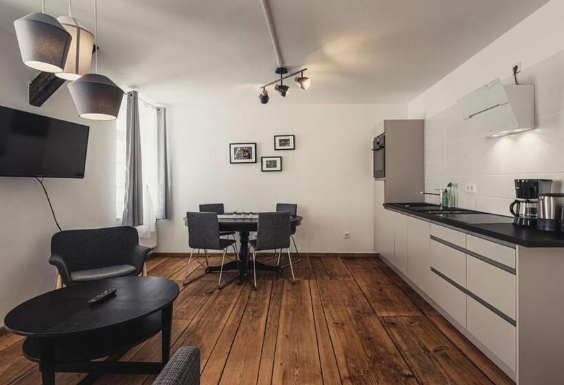 침실 1개 디럭스 아파트, Ferienwohnungen Und Boardinghouse Heimbach In Lahr