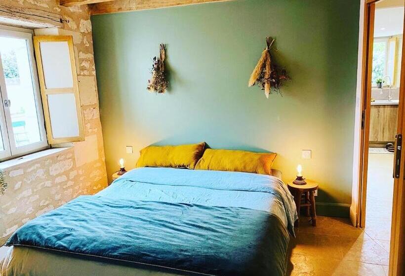 标准间, Gîte Verveine Bain Nordique Jacuzzi L écrin De Verdure Chinon