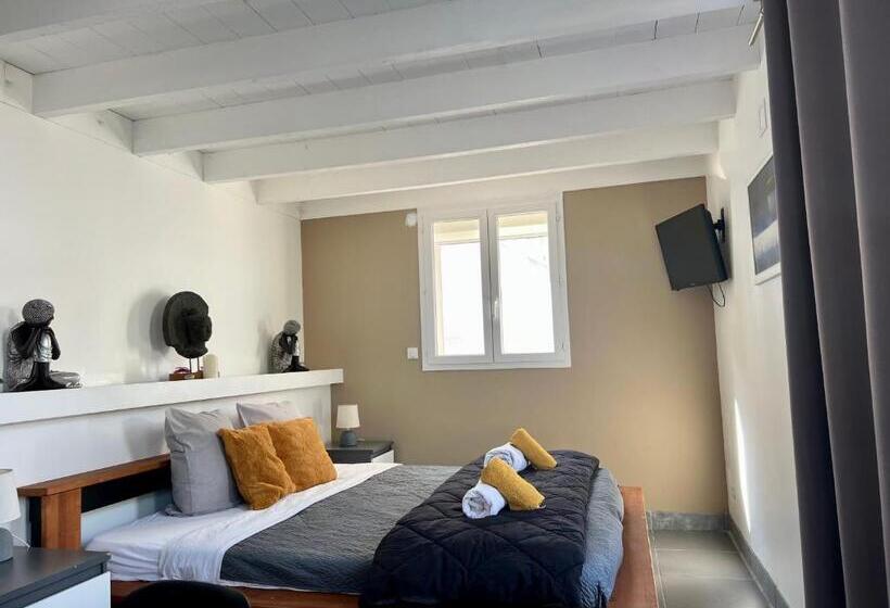 Номер Deluxe, Mas La Farelle Chambre D Hote,fitness & Salle De Jeux Gratuite & Spa En Supplément