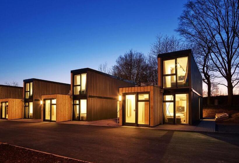 Апартаменты 1 Спальня с Террасой, Modern Ausgebauter überseecontainer Als Tiny House