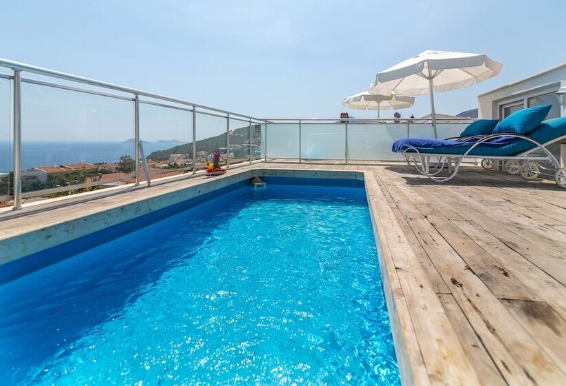 اتاق لوکس با چشم‌انداز دریا, Kalkan Oasis Hotel   Adults Only
