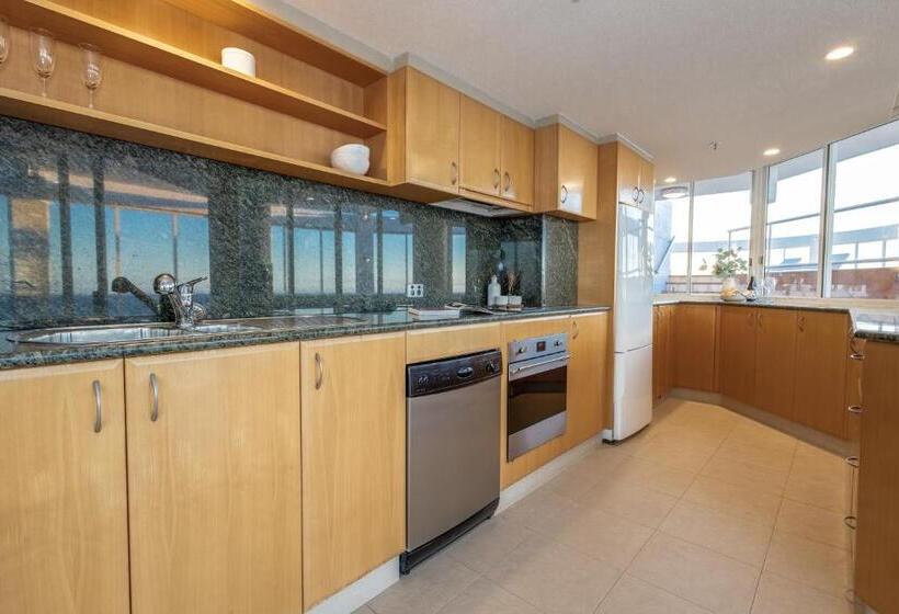 Апартаменты Пентхаус 1 Спальня, Burleigh Surf Apartments