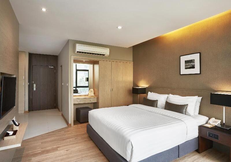 풀장 전망 디럭스 룸, Altera Hotel And Residence By At Mind