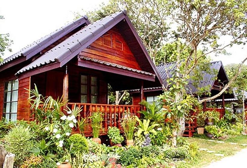 バルコニー付きスタンダードルーム, Baansuan Lychee Maeklong Resort Ampawa