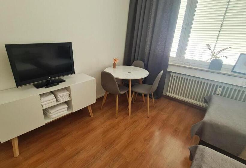 اتاق استاندارد سه تخته با سرویس بهداشتی مشترک, Horn Gästehaus