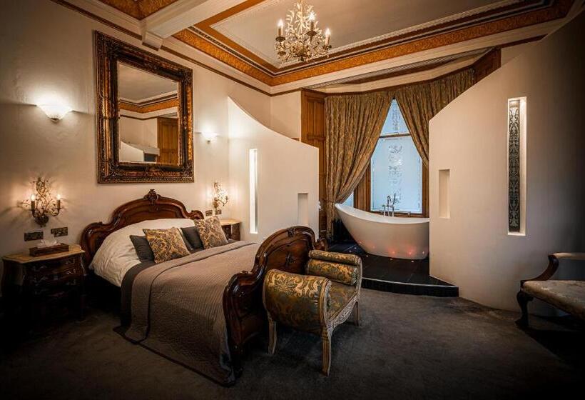 اتاق دلوکس با چشم‌انداز پارک, The Alamo Guest House