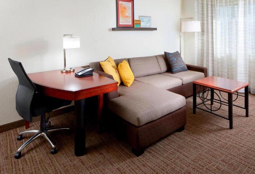 带大床的标准工作室, Residence Inn By Marriott San Antonio Six Flags At The Rim