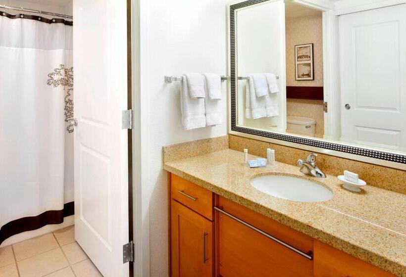 带大床的套房, Residence Inn By Marriott San Antonio Six Flags At The Rim