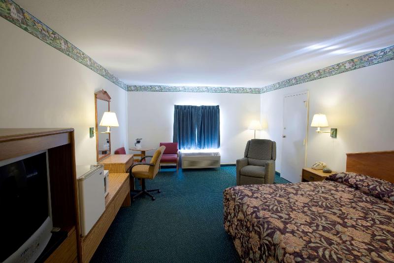 带大床的标准间, Americas Best Value Inn Litchfield