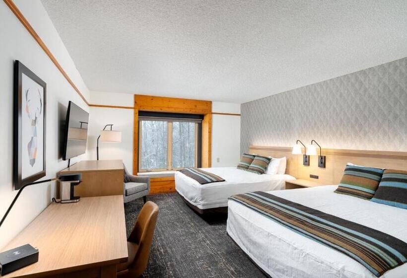 Номер Стандарт 2 Двуспальные Кровати, Caribou Highlands Lodge