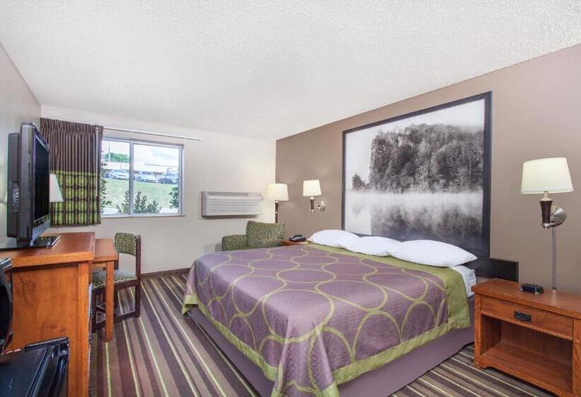 스탠다드 룸 킹사이즈 침대, Super 8 By Wyndham Richlands/claypool Hill Area
