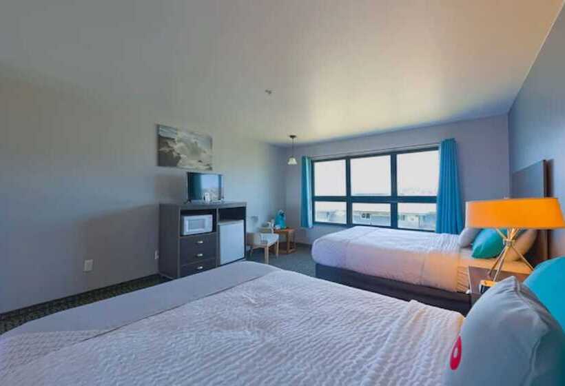 Номер Стандарт 2 Двуспальные Кровати, Oyo Waves Hotel Newport Or Nye Beach