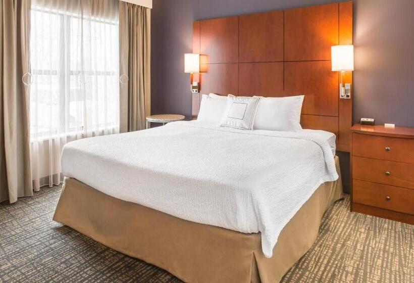 带大床的标准工作室, Residence Inn Lexington Keeneland/airport